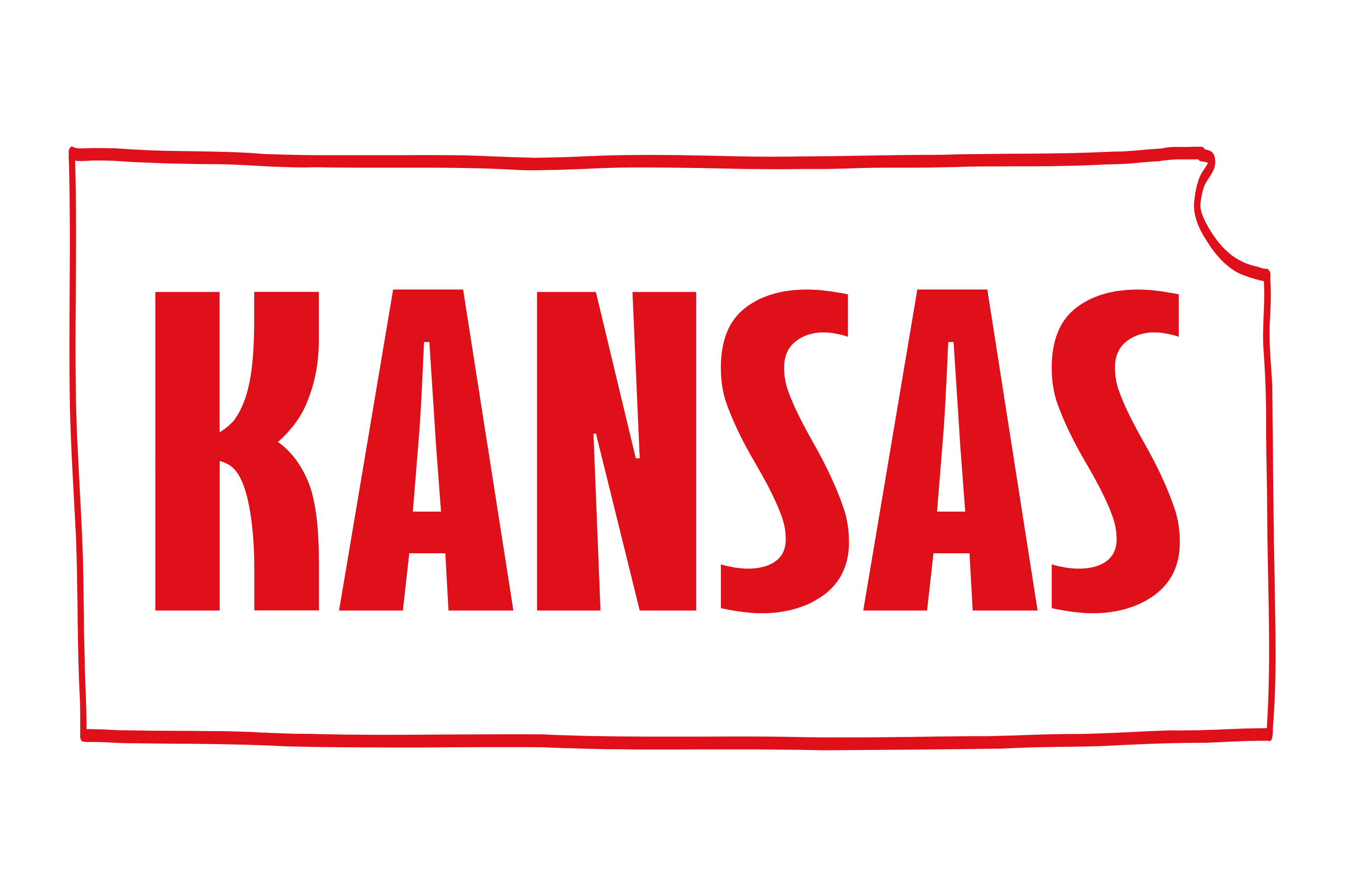 Kansas state graphic